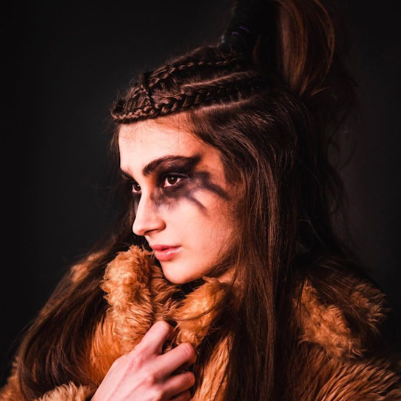 Image of Theatrical makeup by Gia MUA; for stage and print