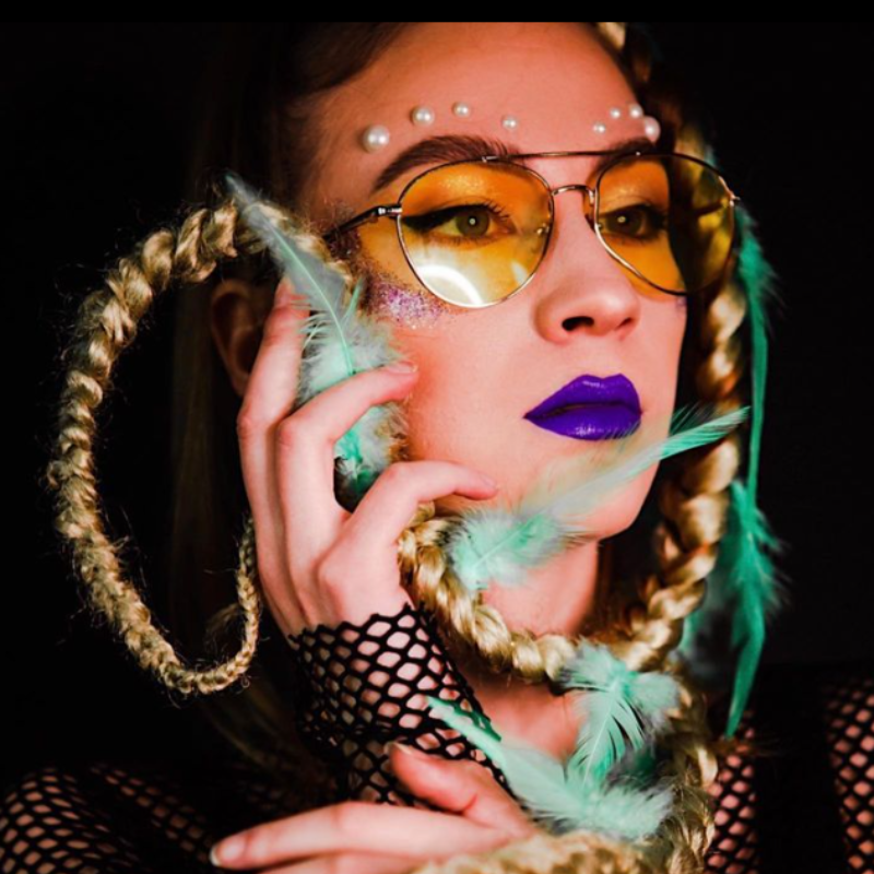 Image of Theatrical makeup by Gia MUA; for stage and print